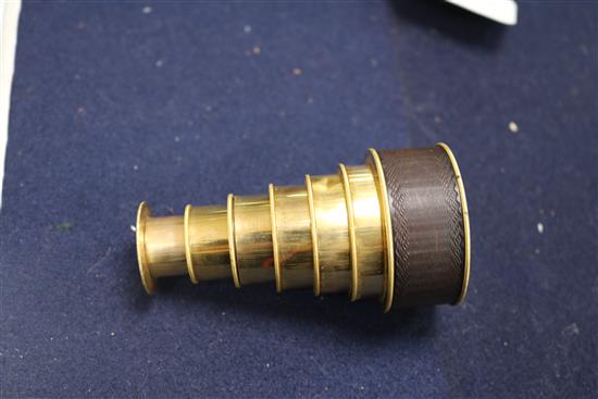 A cased telescope